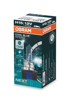 Scheiden Kreek cilinder Osram Cool Blue Intense H15 halogeen lamp (64176CBI) kopen? | Dé online  autolampen webshop